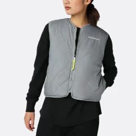 Chaleco reversible Sherpa, tallas asiáticas, «Gris»