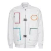 Chaqueta acolchada CNY Tallas asiáticas «Blanco»