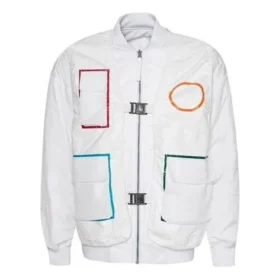 Chaqueta acolchada CNY Tallas asiáticas «Blanco»