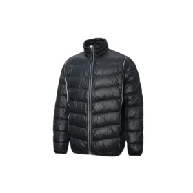 Chaqueta acolchada ligera con cuello alto Tallas asiáticas «Negro»