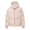 Chaqueta acolchada oversize de plumón, tallas asiáticas, «rosa»