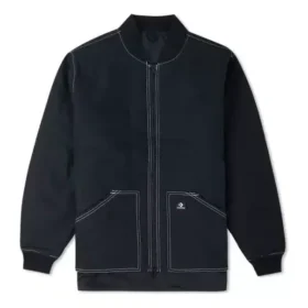 Chaqueta acolchada reversible utilitaria Tallas asiáticas «Negro»