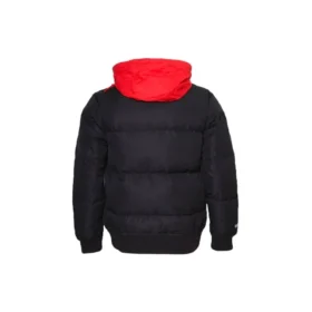 Chaqueta bomber Court Down Tallas asiáticas «Negro Rojo»
