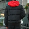 Chaqueta bomber Court Down Tallas asiáticas «Negro Rojo»