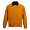 Chaqueta cargo casual retro Converse para hombre, color amarillo