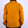 Chaqueta cargo casual retro Converse para hombre, color amarillo