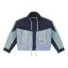 Chaqueta cargo cortavientos de manga larga y corte corto, tallas asiáticas «Azul»