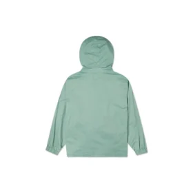 Chaqueta casual con capucha y bolsillos Converse para hombre, azul lavado