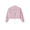 Chaqueta casual con logo pequeño Rosa Púrpura