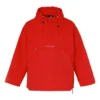 Chaqueta casual deportiva con capucha y media cremallera Converse x Kim Jones para hombre, color rojo