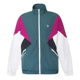 Chaqueta clásica de contraste para hombre, verde