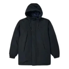 Chaqueta con capucha Premium Mid Down, tallas asiáticas «Negro»