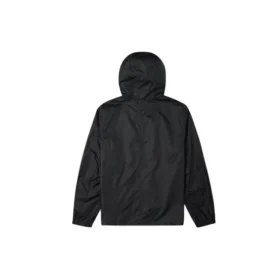 Chaqueta con capucha retro casual estilo pareja, color negro