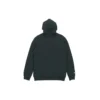 Chaqueta con capucha y cremallera completa para hombre, color negro