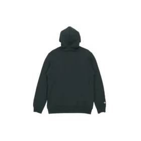 Chaqueta con capucha y cremallera completa para hombre, color negro
