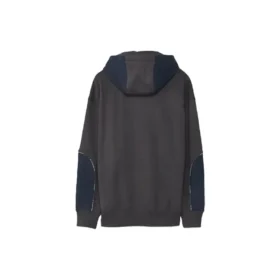 Chaqueta con capucha y cremallera para hombre Converse x Paria Farzaneh Crossover Splicing Azul