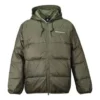 Chaqueta con capucha y relleno de plumón Tallas asiáticas «Cargo Khaki»
