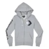 Chaqueta con cremallera completa Star Chevron Tallas asiáticas «Gris»