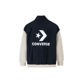 Chaqueta con cremallera completa, tallas asiáticas «Negro Blanco»