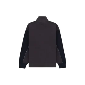 Chaqueta con cuello alto y banda reflectante, color púrpura