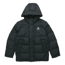 Chaqueta Converse Outdoor con plumón para hombre, color negro