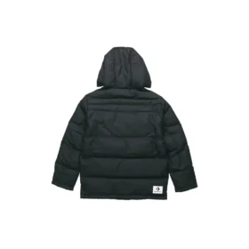 Chaqueta Converse Outdoor con plumón para hombre, color negro