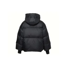 Chaqueta corta acolchada con capucha, tallas asiáticas, «Negro»