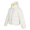 Chaqueta corta de plumón y tela, tallas asiáticas «White»