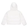 Chaqueta corta de plumón y tela, tallas asiáticas «White»