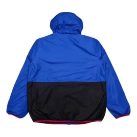 Chaqueta cortavientos con aislamiento Tallas asiáticas «Azul negro»