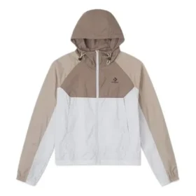 Chaqueta cortavientos ligera Tallas asiáticas «Beige White»