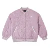 Chaqueta de béisbol acolchada Rpc, tallas asiáticas «Rosa»