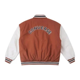 Chaqueta de béisbol acolchada, tallas asiáticas, «Blanco marrón»