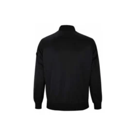 Chaqueta de béisbol deportiva casual con cuello de pie Tallas asiáticas «Negro»