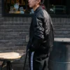 Chaqueta de béisbol deportiva casual con cuello de pie Tallas asiáticas «Negro»