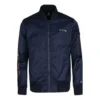 Chaqueta de béisbol deportiva informal con cuello de pie, tallas asiáticas, «Navy»