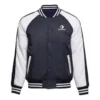 Chaqueta de béisbol reversible Tallas asiáticas «Negro Blanco»