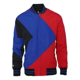Chaqueta de béisbol Tallas asiáticas «Azul Rojo Negro»