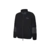 Chaqueta de cuello alto Converse Splicing Stay Warm para hombre, color negro