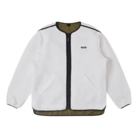 Chaqueta de entretiempo Sherpa Tallas asiáticas «Blanco Negro»