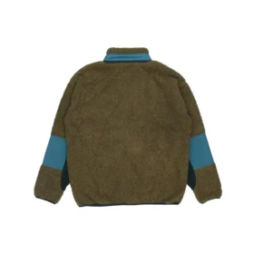 Chaqueta de forro polar Sherpa, tallas asiáticas, «Surplus Olive»