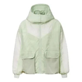 Chaqueta de invierno con capucha, cortavientos y aislante, tallas asiáticas «Teal»