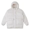 Chaqueta de moda de media altura, tallas asiáticas, «Blanco»