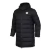 Chaqueta de plumón con capucha, térmica, cortavientos y de grosor extra para deporte y ocio, tallas asiáticas, «Negro»