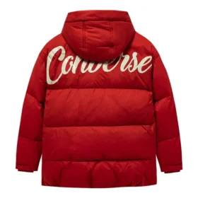 Chaqueta de plumón con logo impreso «Red White»