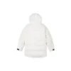 Chaqueta de plumón de media longitud Tallas asiáticas «Blanco»