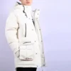 Chaqueta de plumón de media longitud Tallas asiáticas «Blanco»