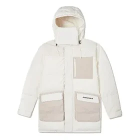 Chaqueta de plumón premium de largo medio, tallas asiáticas, «Blanco»