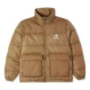 Chaqueta de plumón Star Chevron Tallas asiáticas «Brown»