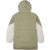 Chaqueta de plumón, tallas asiáticas «Olive Green White»